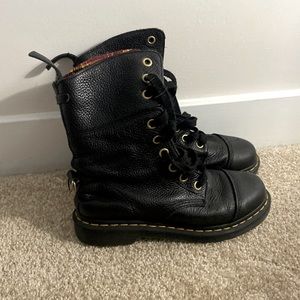 Dr Martens “Aimilita” style boot, good used condition (leather is slightly worn)